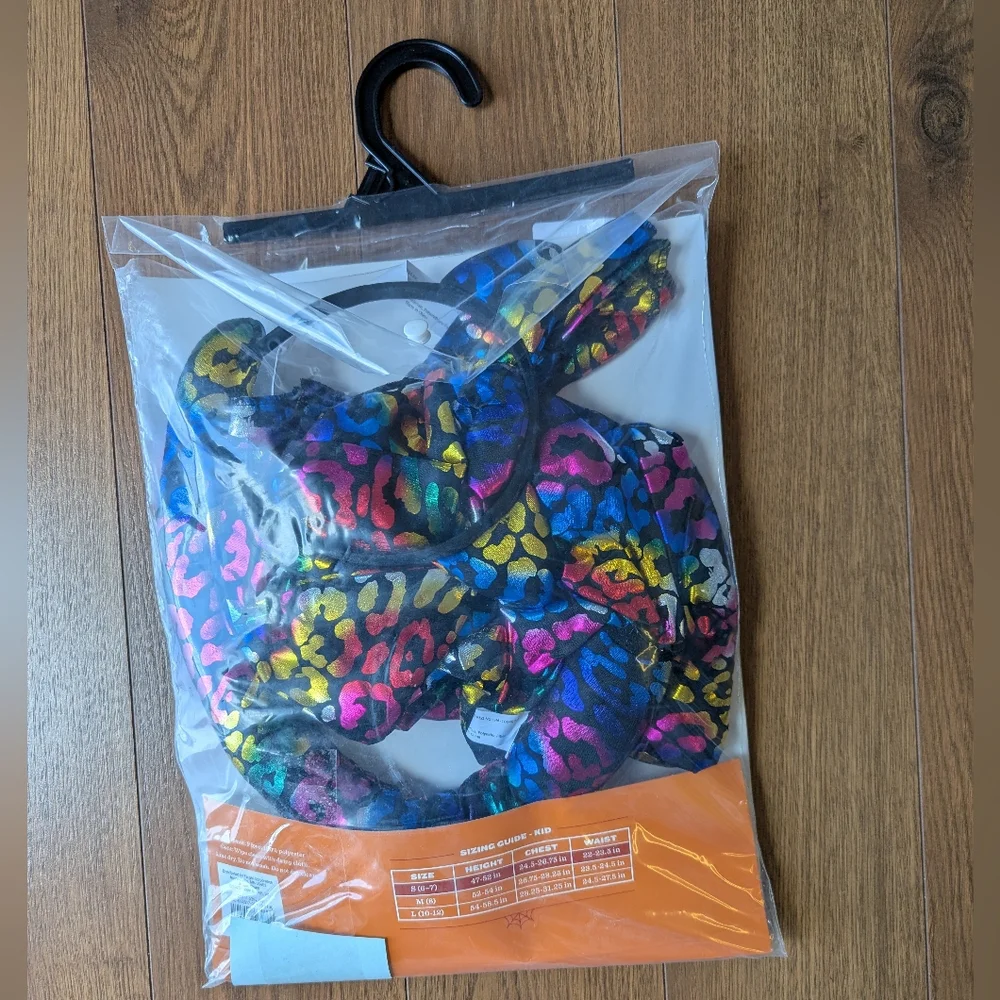 Hyde & Eek! Wild Cat Halloween Costume Kid Multicolor NWT  M L